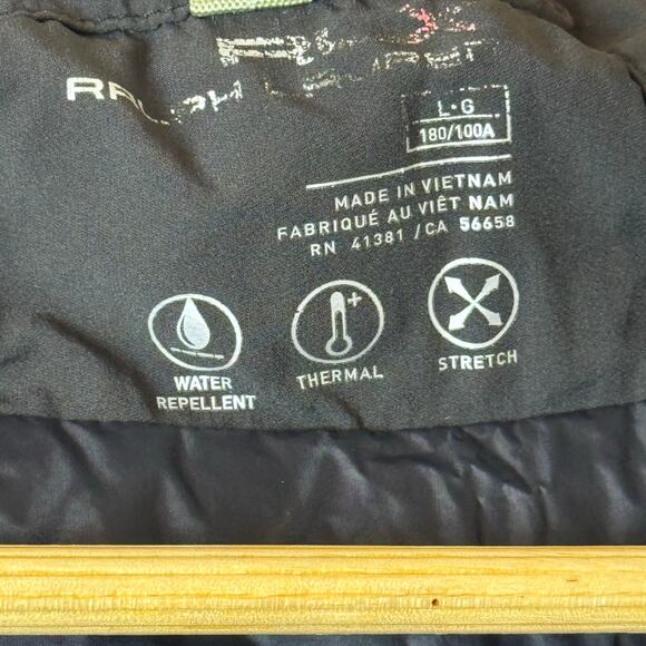 Ralph Lauren RLX Packable Lightweight Vest Mens L Black Water Repellent Outdoors - Picture 5 of 10